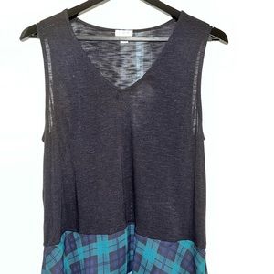 JCrew Tank with Peplum Bottom